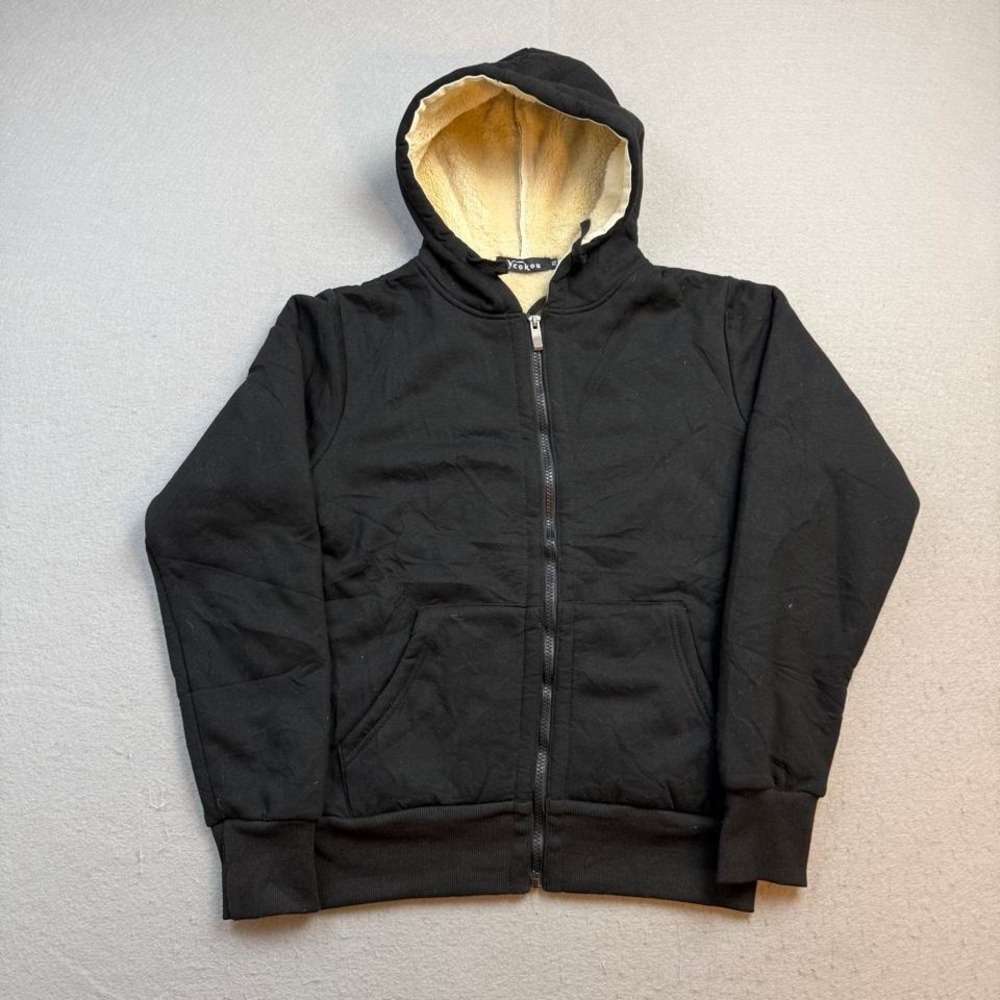Yeokou Sherpa Lined Zip Hoodie – Women's Small